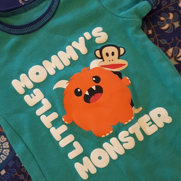 size 3/6 M Paul Frank monster monkey onesie - Picture 3 of 6